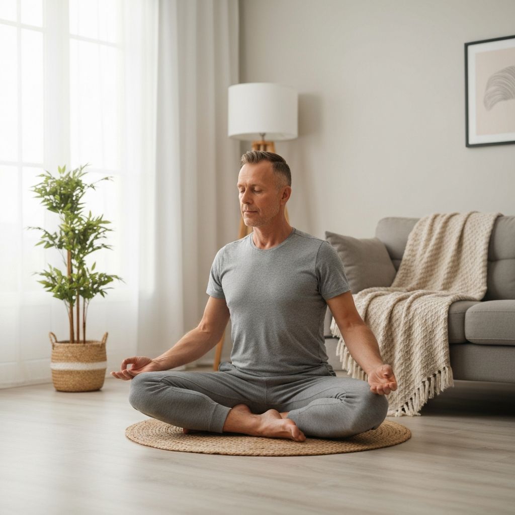 Person practicing mindful movement